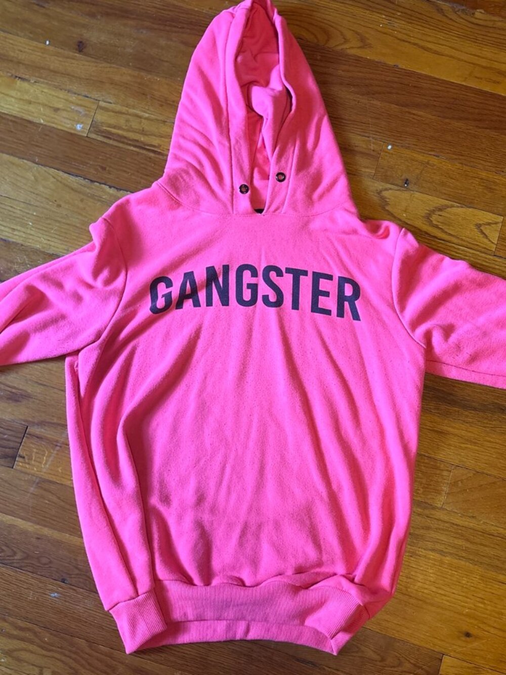 Pink hoodie